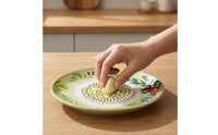 Garlic Grater Plate Textured Garlic Grater Plate with Brush Dishwasher Kitchenware for Home Cooks