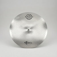 Low Volume Cymbal Silver Silent Practice Cymbal Cymbals Polished Portable for Drummers, Apartment, Rehearsal