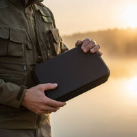 Fishing Accessory Case Portable Zippered Gear Organizer Sturdy for Boat, Anglers