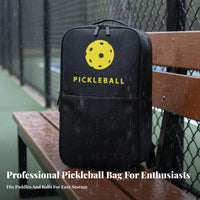 Pickleball Paddle Bag Waterproof Pickleball Racket Case Crossbody Racket Bag Wear-Resistant Large Capacity for Travel
