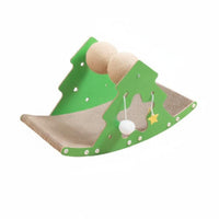 Christmas Tree Cat Scratcher Stable Structure Cat Scratching  with Toy Balls Pet Supplies for Indoor