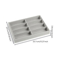 Rectangular 8-Slot Glasses Tray Scratch Protection Glasses Organizer