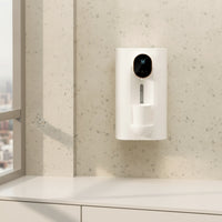 Hands-Unrestricted Wall Mounted Mouthwash Dispenser with Cup Space-Saving Automatic Touchless Mouthwash Dispenser Accurate Dosing Fast Refilling for Washroom