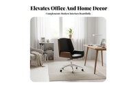 Highspinal managerial Chair Rolling Casters rotate Seat Padded Armrests for Adults