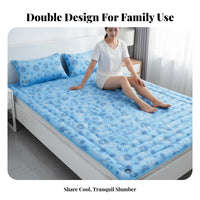 Water-Filled Mattress Pad Non-Electric Cooling Water Mattress No Refrigeration Needed Summer Cooling Bed Mat for Hot Sleepers, Students, Dorm Room