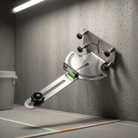 Slotted Arm Adjustable Laser Level Bracket All-Metal Measuring Tool Accessory