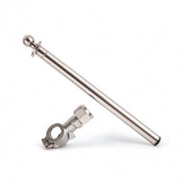 Stainless Steel Telescopic Flagpole Rustproof Flagpole with Mounting Base Locking Flag Pole Heavy Duty for Motorcyclists, Cyclists, Scooters