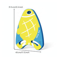 Grip Handles Kickboard with Hand Grips Rounded Triangular Shape Swimming Kickboard Buoyancy Support Swimboard Lightweight