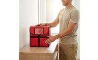 pizza delivery bag Heavy Duty Insulated Meal Carrier Bag Water Resistant Thermal Food Carrier for Caterers, Restaurants