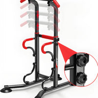 Workout Rig with Workout Station Multi-Function Workout Rig Freestanding Pull up Station with Bar for Fitness Enthusiasts, Adults, Apartment