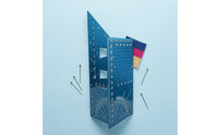 Aluminum Alloy 90 Degree Square Ruler Etched Scale 45 Degree Ruler Multifunction Layout Tool Slotted Cutouts for Drawing Work