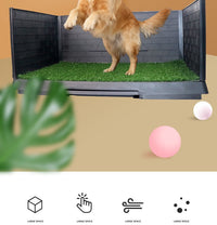 Indoor Dog Toilet with Artificial Grass for Small to Large Dogs