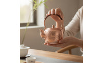 Copper Tea Kettle Heavy Gauge Copper Kettle Thick Stovetop Teapot for Tabletop