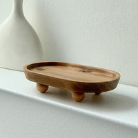 Solid Wood Tray for Aromatherapy, Keys, Desserts, Jewelry, Entryway