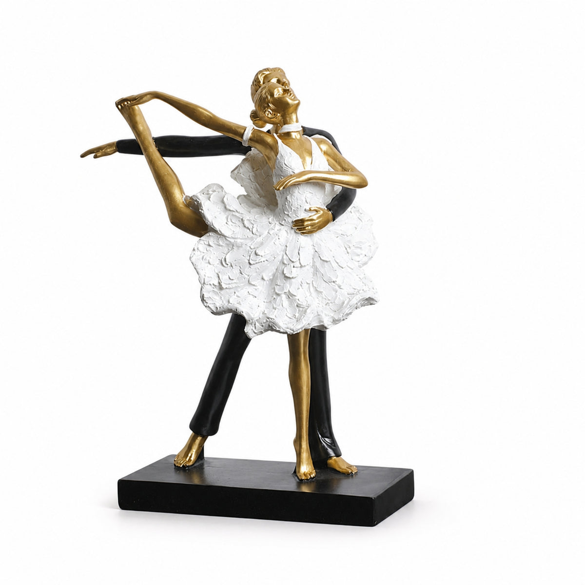 Ballet Statue with Base Elegant Ballet Sculpture Ballerina Figurine Decorative Ballerina Statue Well-Balanced for Ballerinas