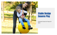 Outdoor Climbing Frame, Playground Ladder, Hanging Seat Set, Sensory Training, Colorful, Random Colors