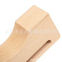 奥尔夫乐器批发高低音梆子乐器亲子早教木制双音梆子木质梆子厂家