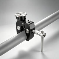 Locking Jaw Mount with T-Handle Adjustable Metal Camera Clamp Non-Slip for Content Creators