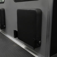 RV Foldable Seat Cushion Space-Saving Foldfolding Seat with Brackets Low-Profile for Camping Vehicles