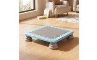 Square Trampoline Compact Kids Trampoline Sturdy Toy for Apartment, Daycare