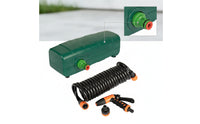 Portable Diaphragm Wash Pump with Hose Coiled Washdown Pump Kit Sturdy for Outdoor Cleaning, Vehicle Rinsing