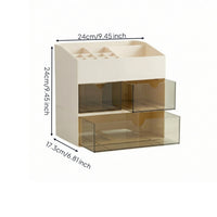 Space-Saving Cosmetic Organizer Minimalist Makeup Organizer Versatile Storage Box Practical for Dresser