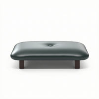 Slim-Line Upholstered Stool Compact Padded Footrest Multifunctional Shoe-Changing Stool Minimalist for Entryway