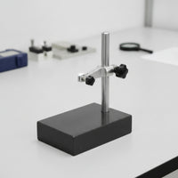 Marble Base Flat Indicator Base with 8mm Screw & Marble Hardware for Machinists, Machine Shop