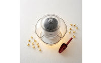 Clear Lid Electric Popcorn Appliance on/deactivate Switch Electric Popcorn Machine White Kitchen Appliance Household Use