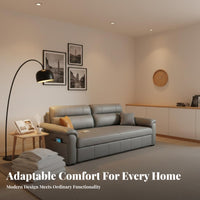 Pull-extendable 3-Seater Sofa Bed Multi-functionalUse Design Pull-extendable Sofa Bed Space-Saving Living Room Furniture for Apartment Dwellers, Small residents, Office