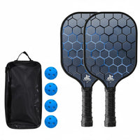 Long-Lasting Wood Construction Wooden Pickleball Paddles Non-Slip Grip Pickleball Paddle Kit Breathable Handle Sports Equipment Lightweight Design for Outdoor