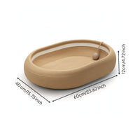 Cat Scratching Bed with Toy Ball Moisture-Proof Pet Furniture Open for Cats