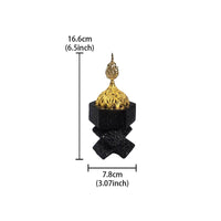 Arabian Scent Burner Decorative Arabian Scent Burner Creative Design Geometric Interwoven Design Censer for Meditation, Office, Study