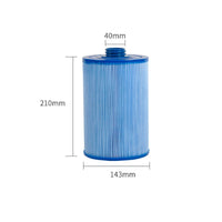 4 Pieces Washable Pleated Pool Filter Reusable Pool Filter for Spa