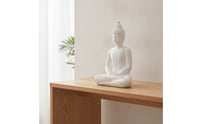 Meditating Buddha Statue Resin Buddhist Figurine Small Mini Buddha Statue Minimalist for Buddhists, Meditators, Meditation Corner, Altar, Tea Room, Entryway
