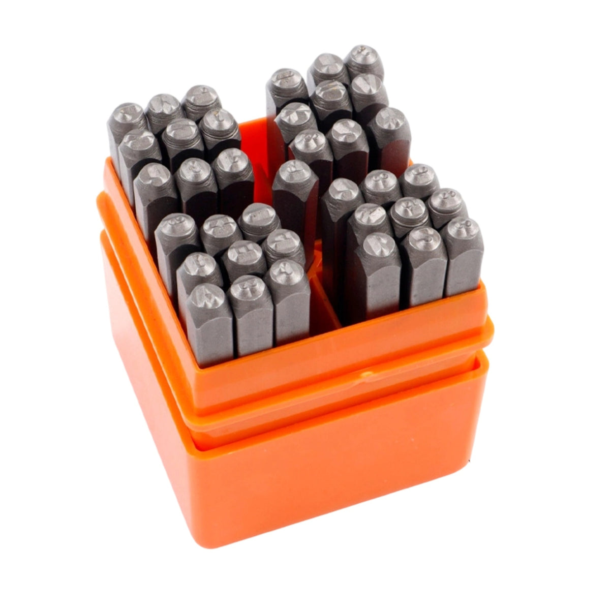 37 Pieces Metal Stamp Punch Set 3mm Steel Punch Set with Holder Sturdy Tool for Crafters, Leatherworkers, Diy Crafts