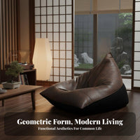 Wabi-Sabi Aesthetic Abstract Face Lounge Seat distinctive artistic Design Single Sofa Minimalist aesthetic Indoor Seating Sculptural Form for Readers, Homeowners, Renters, Bedroom, Small Spaces, Living Room, perusing corner