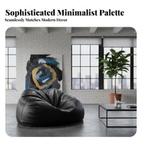 Oversized Teardrop Floor Lounger Giant Size adaptable Bean Bag Chair Relaxing Comfort Indoor Seating Full physique Support for Students, home enthusiasts, Balcony, Living Room, Lounge Area, perusing alcove