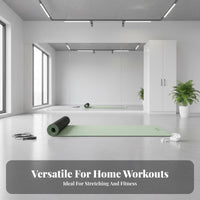 Exercise Mat Extra Wide Non-Slip Fitness Mat Shock Absorption Workout Pad for Beginners, Women, Home, Gym