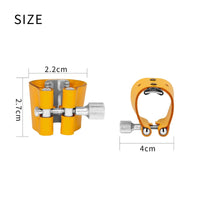 Saxophone Instrument Connector Ligature Practical Saxophone Ligature Hardware for Saxophonists, Performances, Rehearsals