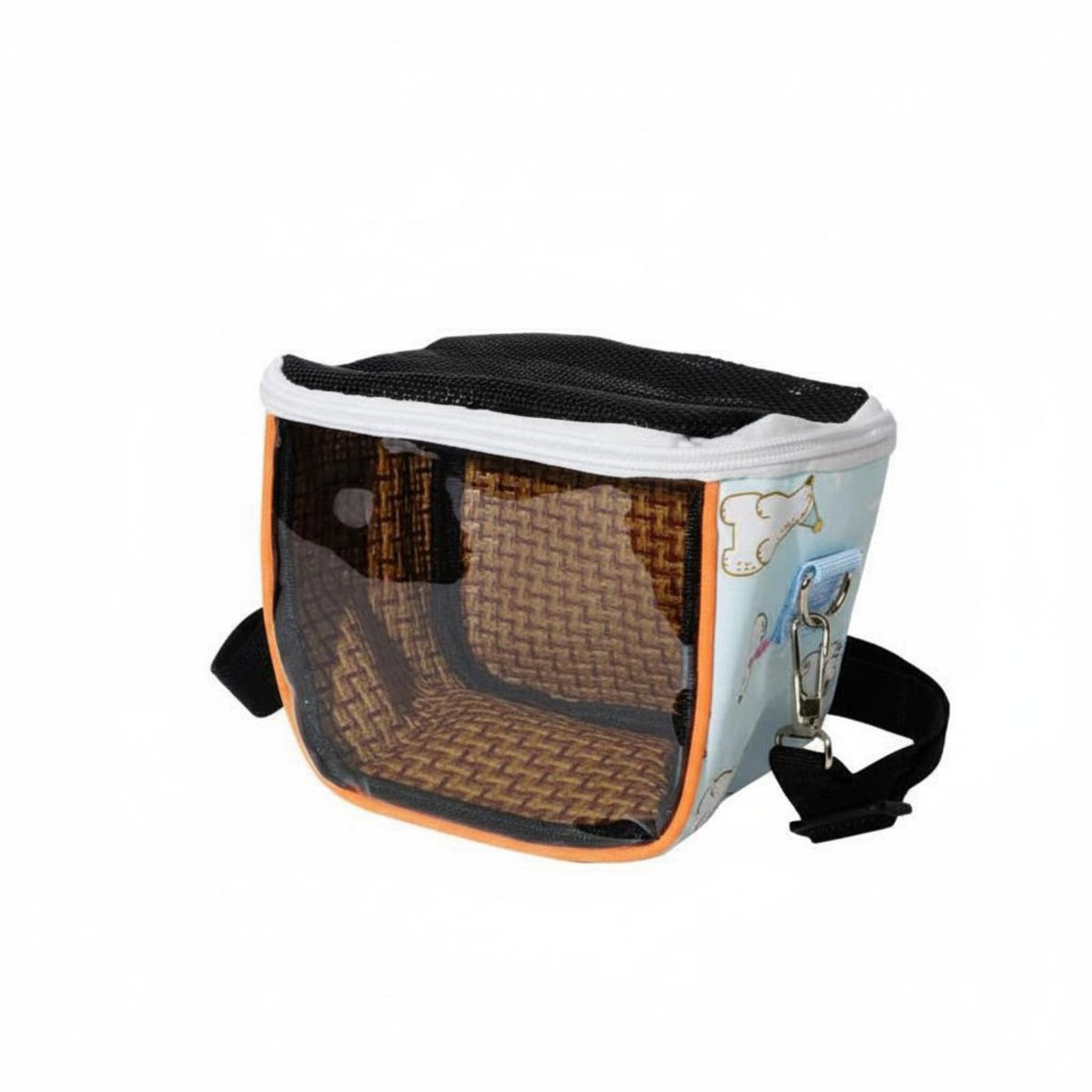 Shoulder Strap Parrot Carrier Bag Handheld Design Transparent Bird Travel Bag Lightweight for Outdoor, Vet Visits