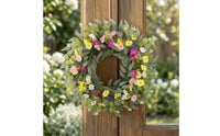 Daisy Wreath Lightweight Wreaths Outdoor for Wall Decor, Entryway