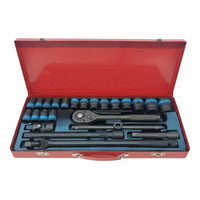 24 Pieces Ratchet Wrench Set Quick Release Mechanism Ratchet and Set High-Strength Alloy Steel Metal Tool Tools for DIY Enthusiasts