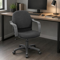 Ergonomic Office Chair Casters Office Chair Cushioned Seat Seating