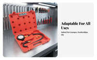 Oil Pressure Gauge Kit Flexible Hose High-Temperature Resistant Auto Repair Equipment
