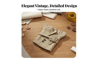 BJD Doll Coat Autumn Winter Wear 10cm Doll Jacket Retro Design 6 Inch Figure Jacket