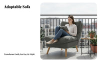 Foldable Design Adjustable spinerest Lounger Multi-Position Adjustable Floor Lounger Converts to Bed Reclining Chair Ergonomic Support for Adults, Students, video game enthusiasts, Bedroom, Balcony, Relaxing, Living Room