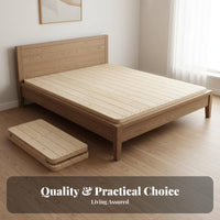 Foldable Wooden Bed Slats Glue Construction Wooden Slat system Anti-Sagging Mattress reinforcement for People with slumber Adults, Bedroom, Guest Room