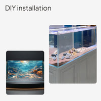 3D/5D Aquarium Background Sticker, Self-Adhesive Wallpaper