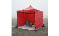 Transparent Quick-Setup Tent Sidewall Foldable Portable Canopy Sidewall Custom Print Canopy Privacy Screen Sunshade for Market Stall, Disaster Relief, Advertising Booth